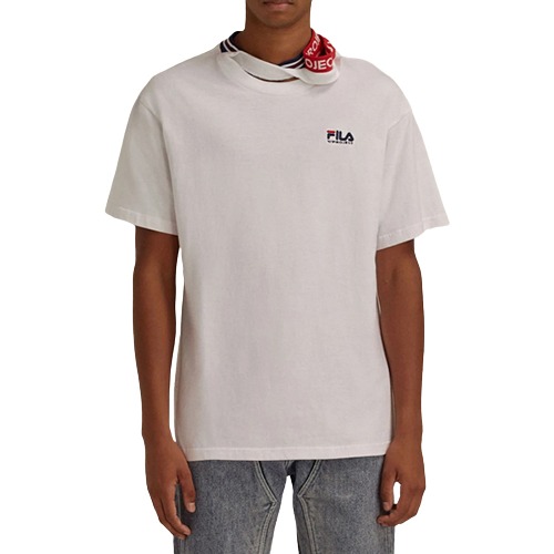와이 프로젝트 X 필라 트리플 넥 티셔츠 화이트 YPFITS2-S22 WHITE