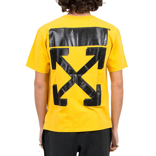 18SS 오프화이트 x 챔피언 티셔츠 옐로우